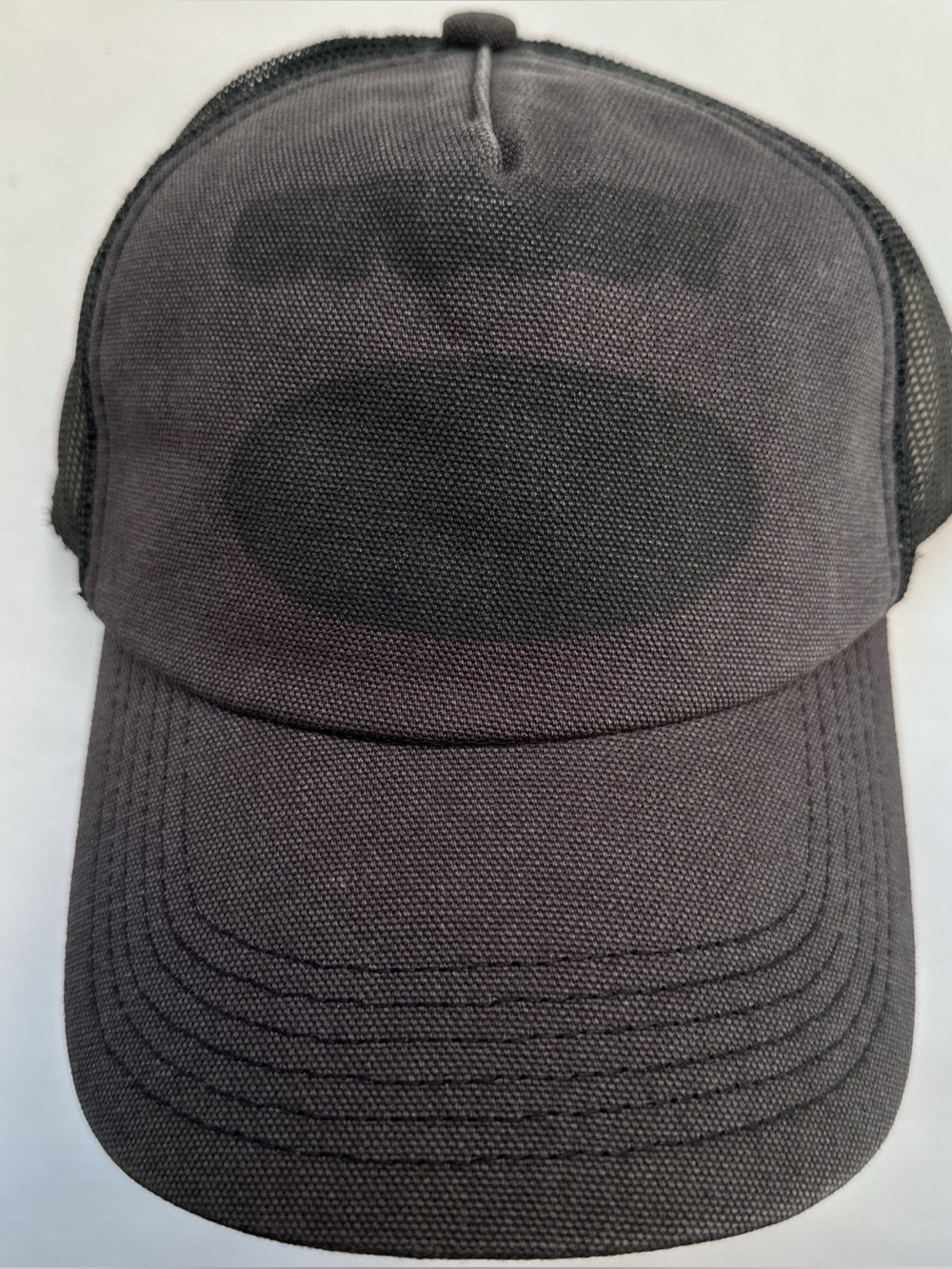 Stussy Ghost Logo Trucker SnapBack SS26 Blue
